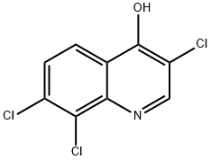 3,7,8-Trichloro-4-hydroxyquinoline Structure