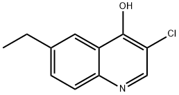 3-Chloro-6-ethyl-4-hydroxyquinoline Structure