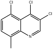 8-Methyl-3,4,5-trichloroquinoline Structure