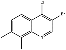 3-브로모-4-클로로-7,8-디메틸퀴놀린 구조식 이미지