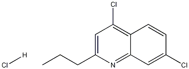 4,7-Dichloro-2-propylquinoline hydrochloride Structure