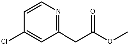 Methyl-2 (4-Chloropyridine-2yl)acetate 구조식 이미지