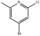 4-브로모-2-클로로-6-메틸피리딘 구조식 이미지