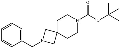 tert-butyl 2-benzyl-2,7-diazaspiro[3.5]nonane-7-carboxylate Structure