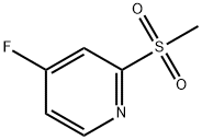 4-Fluoro-2-(methylsulfonyl)pyridine 구조식 이미지