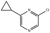 2-chloro-6-cyclopropylpyrazine Structure