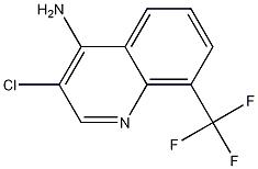 4-амино-3-хлор-8-трифторметилхинолин структурированное изображение