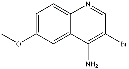 4-Amino-3-bromo-6-methoxyquinoline Structure
