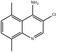 4-Amino-3-chloro-5,8-dimethylquinoline Structure