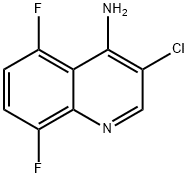 4-Amino-3-chloro-5,8-difluoroquinoline Structure