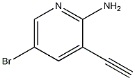 5-브로모-3-에티닐피리딘-2-아민 구조식 이미지