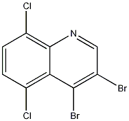 3,4-Dibromo-5,8-dichloroquinoline Structure