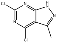 4,6-Dichloro-3-methyl-1H-pyrazolo[3,4-d]pyrimidine Structure