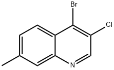 4-Bromo-3-chloro-7-methylquinoline Structure