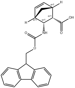 3-(endo-9-Fluorenylmethoxycarbonylamino)bicyclo[2.2.1]hept-5-ene-2-endo-carboxylic acid Structure