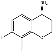 (R)-7,8-디플루오로크로만-4-아민 구조식 이미지