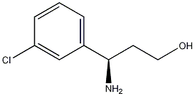 (gammaR)-gamma-Amino-3-chlorobenzenepropanol Structure