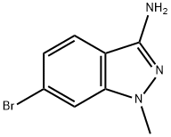 6-bromo-1-methyl-1H-indazol-3-amine 구조식 이미지