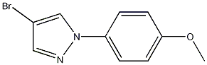 4-bromo-1-(4-methoxyphenyl)-1H-pyrazole 구조식 이미지