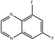 5,7-Difluoroquinoxaline Structure