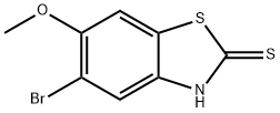 5-Bromo-6-methoxybenzo[d]thiazole-2-thiol Structure