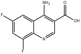 4-Amino-6,8-difluoroquinoline-3-carboxylic acid Structure
