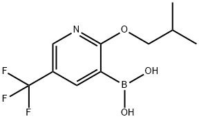 2-Isobutoxy-5-(trifluoromethyl)pyridine-3-boronic acid Structure