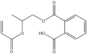 2-acryloyloxypropyl hydrogen phthalate Structure