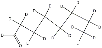 Octanal-d16 Structure