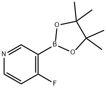 4-fluoro-3-(4,4,5,5-tetramethyl-1,3,2-dioxaborolan-2-yl)pyridine Structure