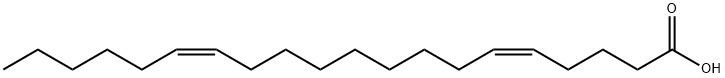 EICOSADIENOIC ACID (5Z,14Z) Structure