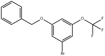 1-(Benzyloxy)-3-bromo-5-(trifluoromethoxy)benzene Structure
