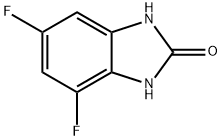 4,6-디플루오로-1H-벤조[d]이미다졸-2(3H)-온 구조식 이미지