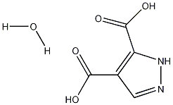 1H-pyrazole-4,5-dicarboxylic acid hydrate Structure