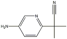 2-(5-Aminopyridin-2-yl)-2-methylpropanenitrile Structure