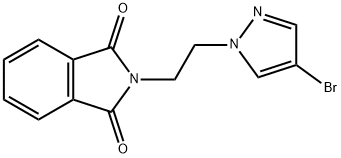 2-(2-(4-Bromo-1H-pyrazol-1-yl)ethyl)isoindoline-1,3-dione Structure