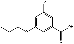 3-Bromo-5-propoxybenzoic acid Structure