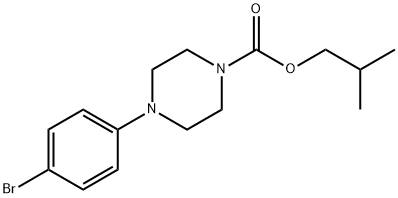 isobutyl 4-(4-bromophenyl)piperazine-1-carboxylate 구조식 이미지