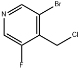 3-bromo-4-(chloromethyl)-5-fluoropyridine Structure