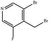 3-bromo-4-(bromomethyl)-5-fluoropyridine Structure