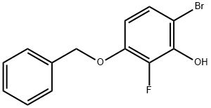 3-(Benzyloxy)-6-bromo-2-fluorophenol Structure
