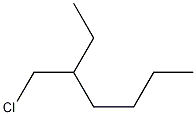 Hexane, 1-chloro-2-ethyl- Structure