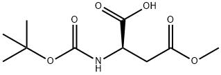 124184-67-4 D-Aspartic acid, N-[(1,1-dimethylethoxy)carbonyl]-, 4-methyl ester