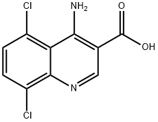 4-Amino-5,8-dichloroquinoline-3-carboxylic acid Structure