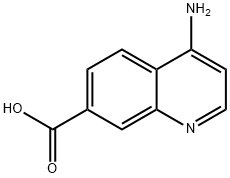 4-Aminoquinoline-7-carboxylic acid Structure
