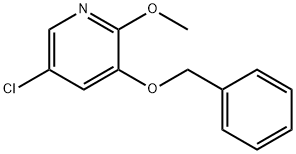 3-벤질옥시-5-클로로-2-메톡시피리딘 구조식 이미지