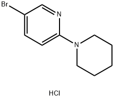 5-Bromo-2-(piperidin-1-yl)pyridine hydrochloride Structure