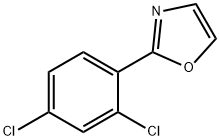 2-(2,4-Dichlorophenyl)oxazole Structure