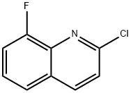 2-Chloro-8-fluoroquinoline Structure
