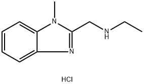 Ethyl-(1-methyl-1H-benzoimidazol-2-ylmethyl)-amine Structure